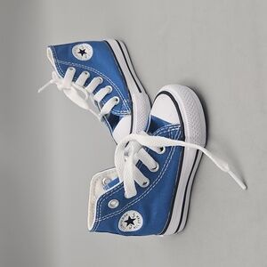 Converse All Star Chuck Taylor. Baby Toddler SZ 3 Blue High Top Shoes